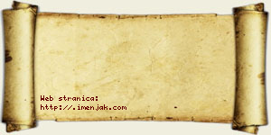 Sandra Bekjarev vizit kartica